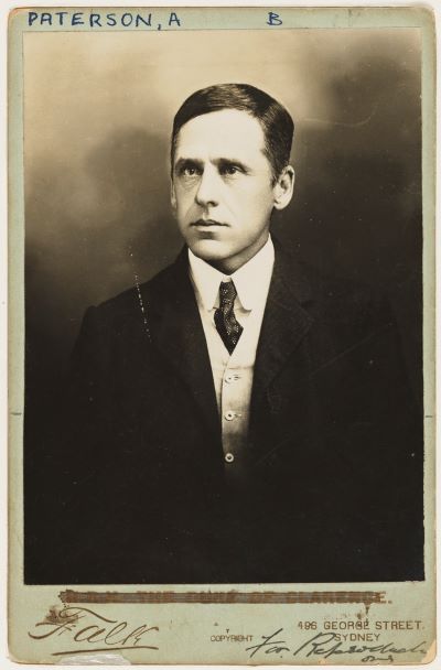 Banjo Paterson (State Library of NSW image) Banjo, of the Overflow