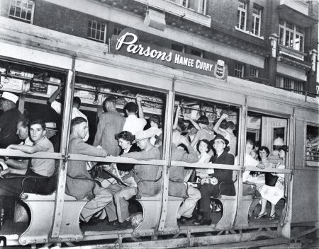 Brisbane tram ca 1940s  Saturday Night - Thea Astley