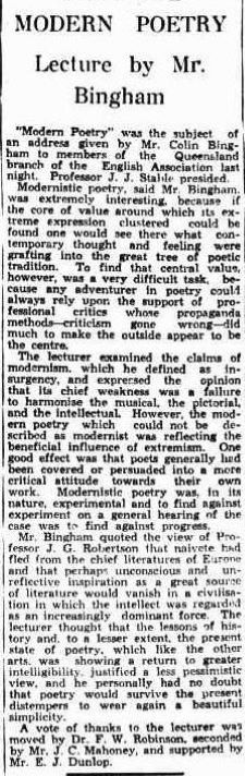 The Telegraph (Brisbane) 17 October 1933 The Bowl