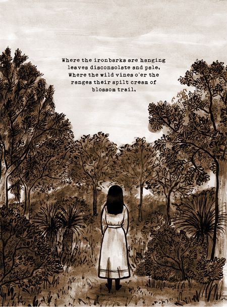 Image courtesy Ellen Iona Brombley (UK). To purchase a copy of the  rendering of this poem in comic book form, go to www.elleniona.co.uk The Lonely Woman