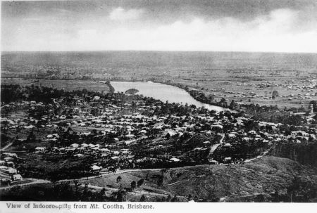 View of Indooroopilly from Mt Coot-tha, 1930s, SLQ Image Brisbane
