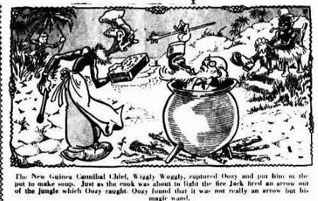 Oozy Woozy and the Kids, by 'Cyril Samuel' The Sun, Sydney, 5 January 1936, p3 (Trove Image) Little Boy Ke